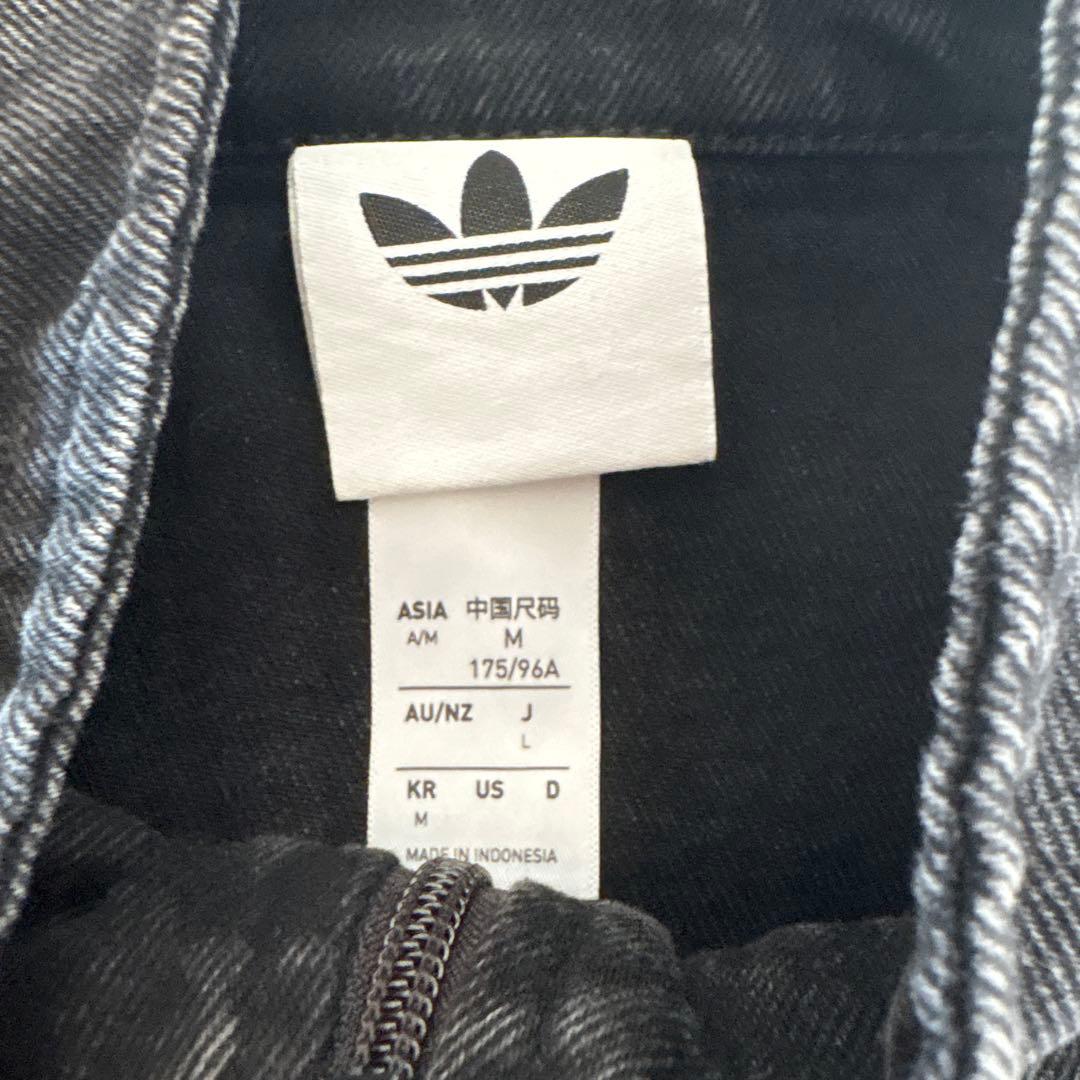 お値下げ⭕️ adidas ダークグレー ストライプ ジャケット