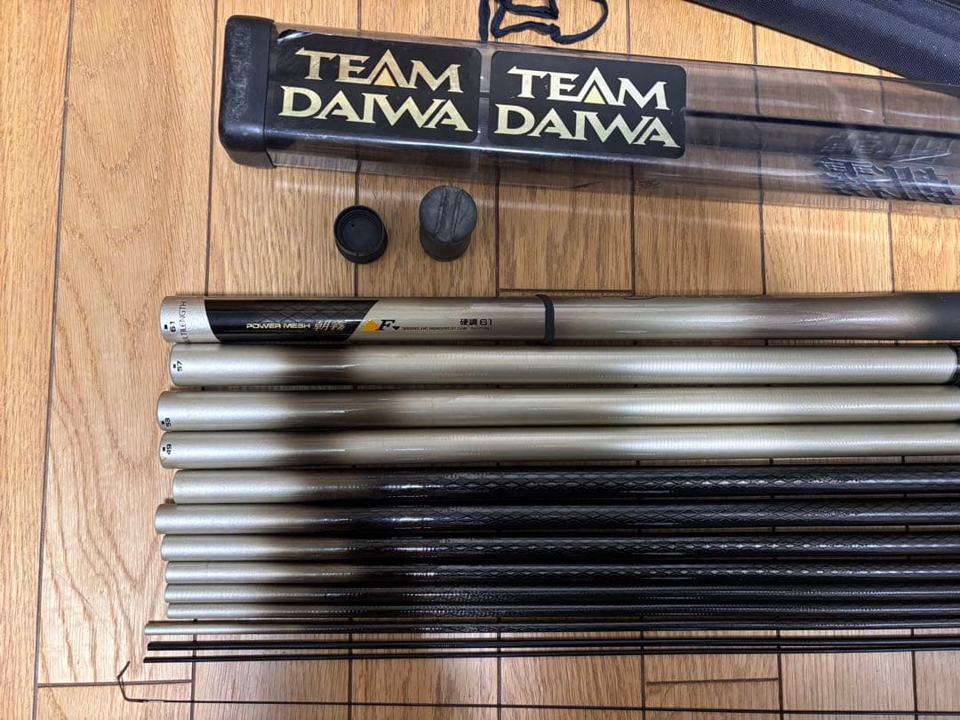 さ*ん様 Daiwa 朝霧Ｆ硬調6.1ｍカーボウイスカーパワーメッシュ、渓流釣り