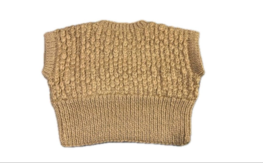 Hella / ヘラ SLAB KNIT COCOON VEST ニットベスト