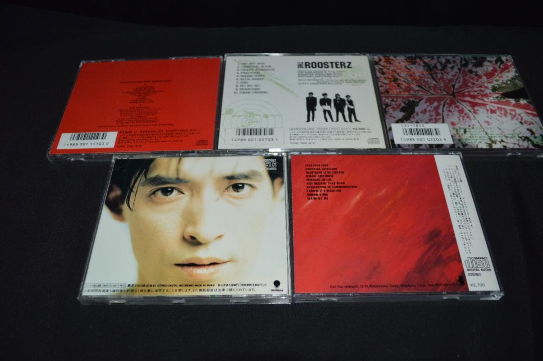 【美品】THE　ROOSTERZ　大江慎也　花田裕之　CD5枚セット