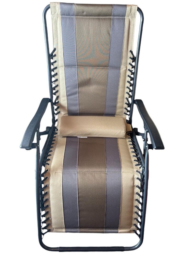 【OYB6】ゼログラビティー チェア パッド付 アウトドア キャンプ 折りたたみ