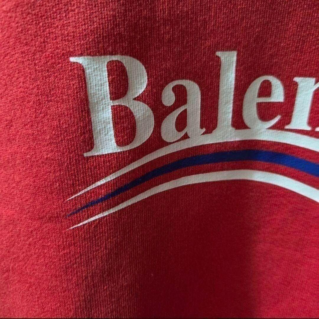 バレンシアガ　 パーカー フード付き　レッド　レディース　フーディー　M