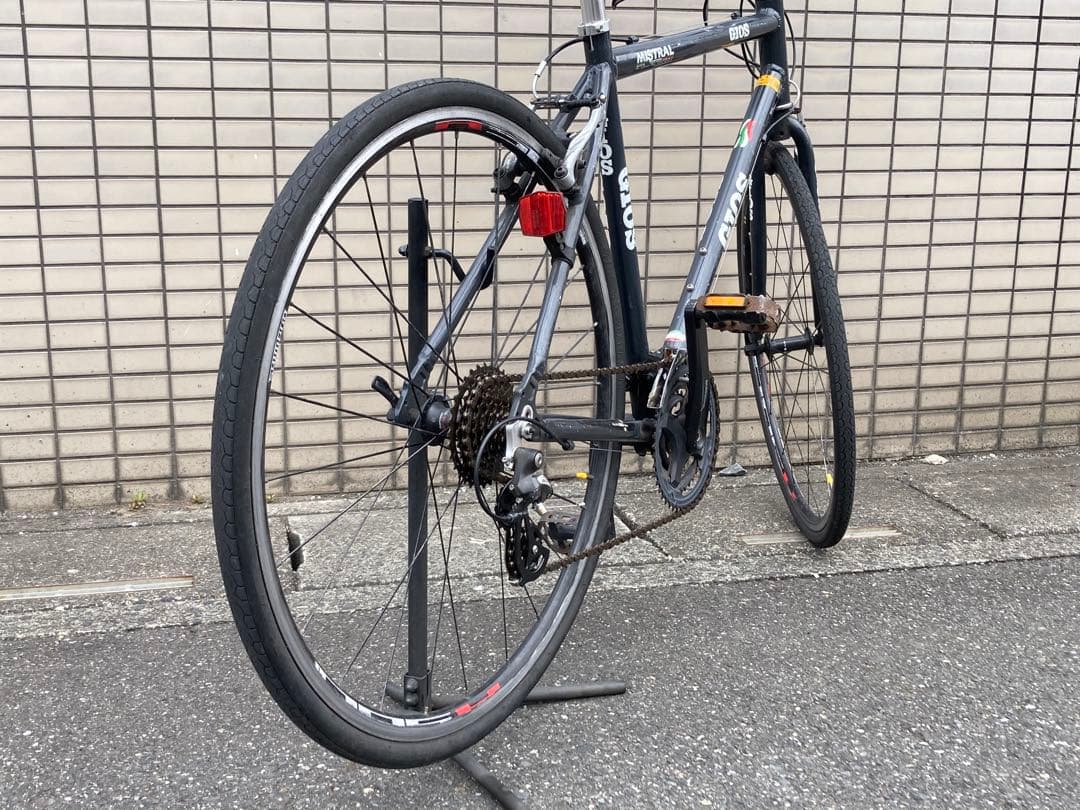GIOS MISTRAL ジオス ミストラル グレー 520mm ヘッドライト付