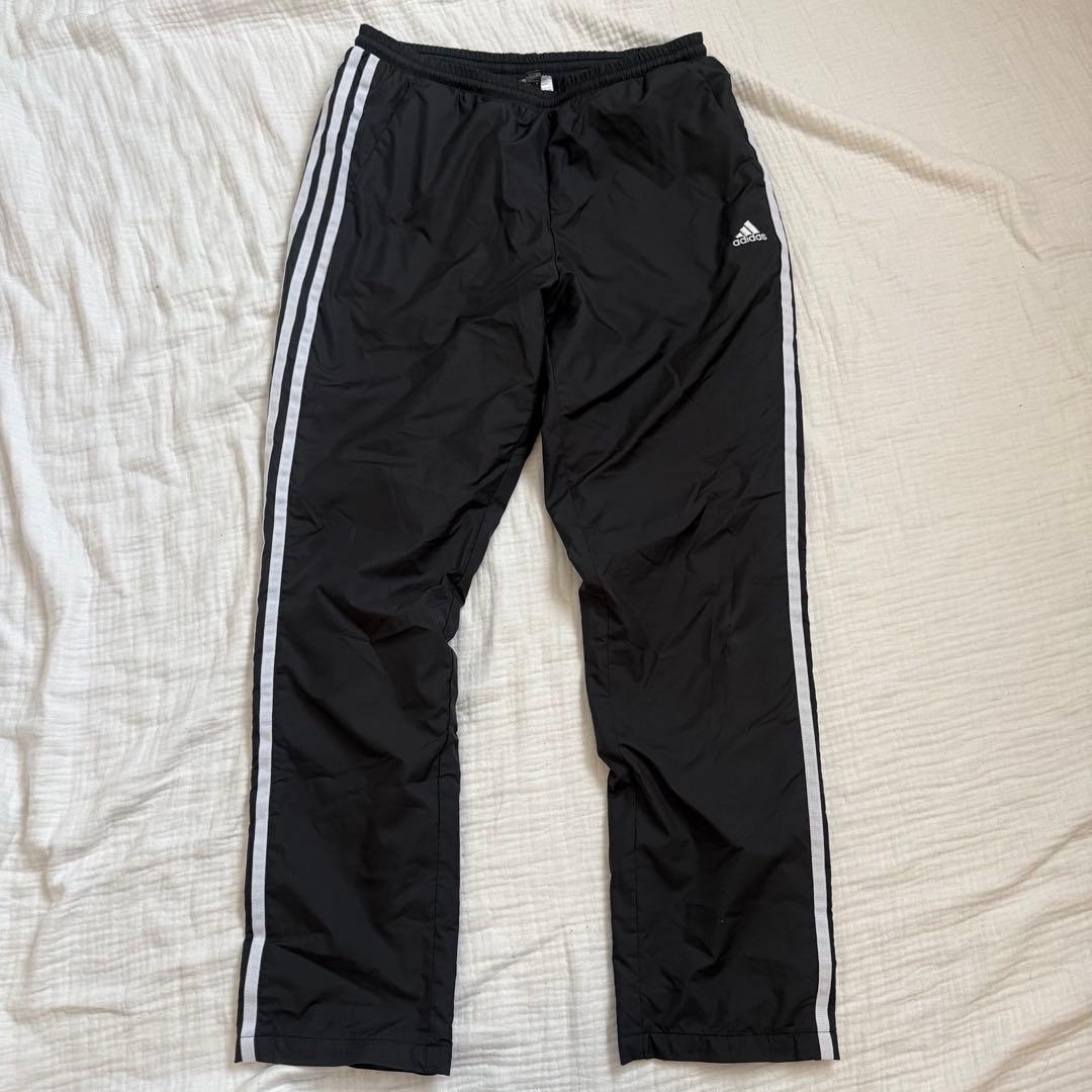 極美品☆adidas ウィンドブレーカー　パンツ　上下セット　黒ブラック　M