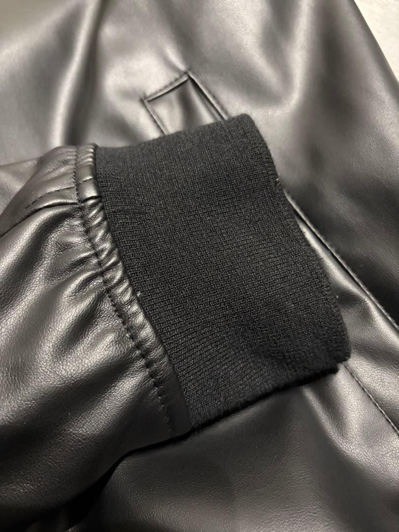 ZARA フェイクレザー ボンバージャケット size XL