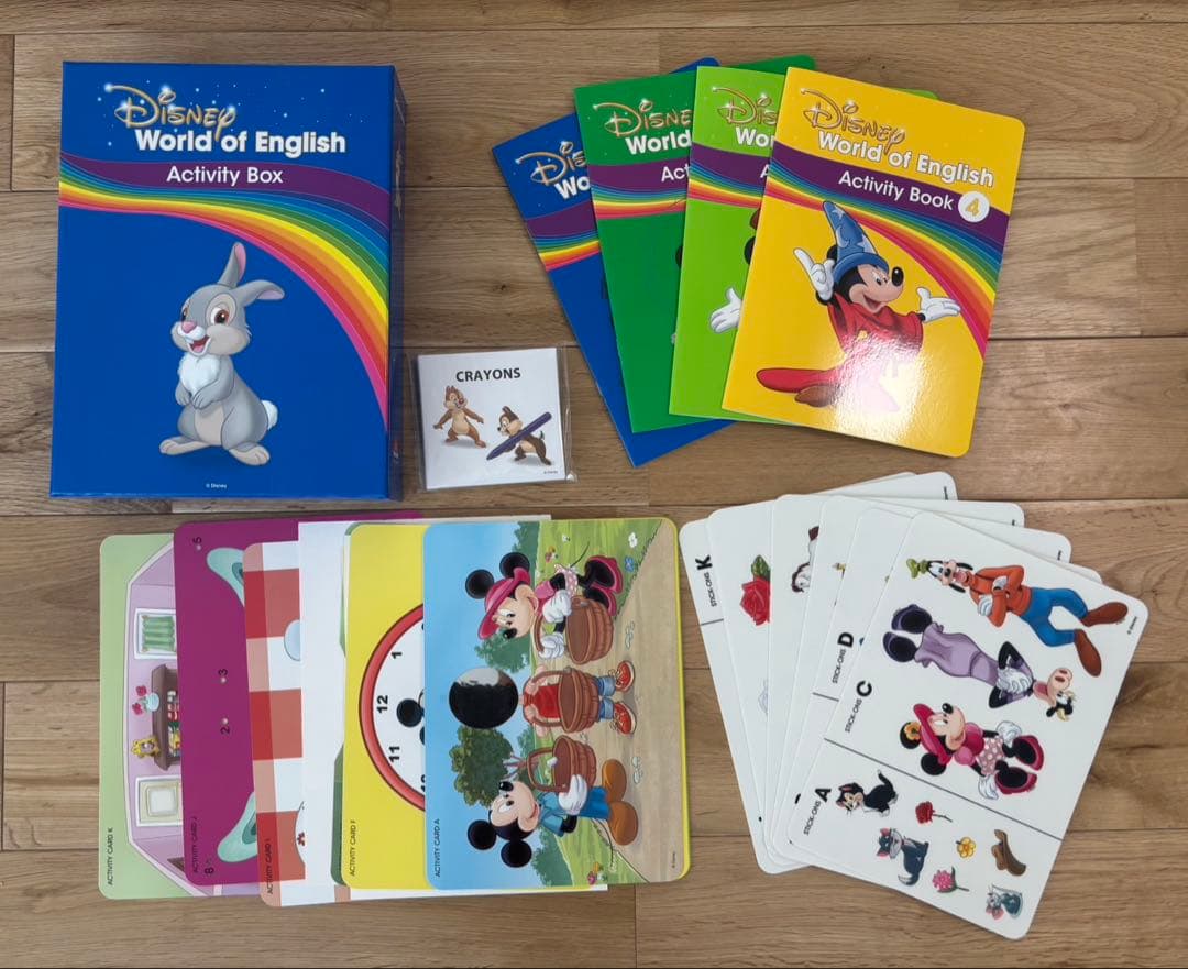 【2021年版 】ミッキーパッケージ＋Ｑ＋Ｐ ディズニー英語システム 美品多数