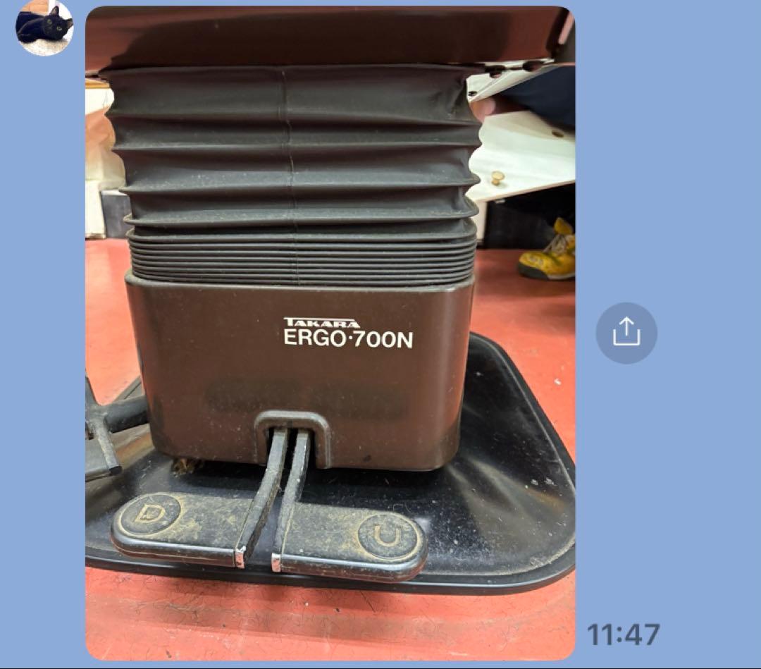 タカラベルモンド　美容室、理容室用椅子