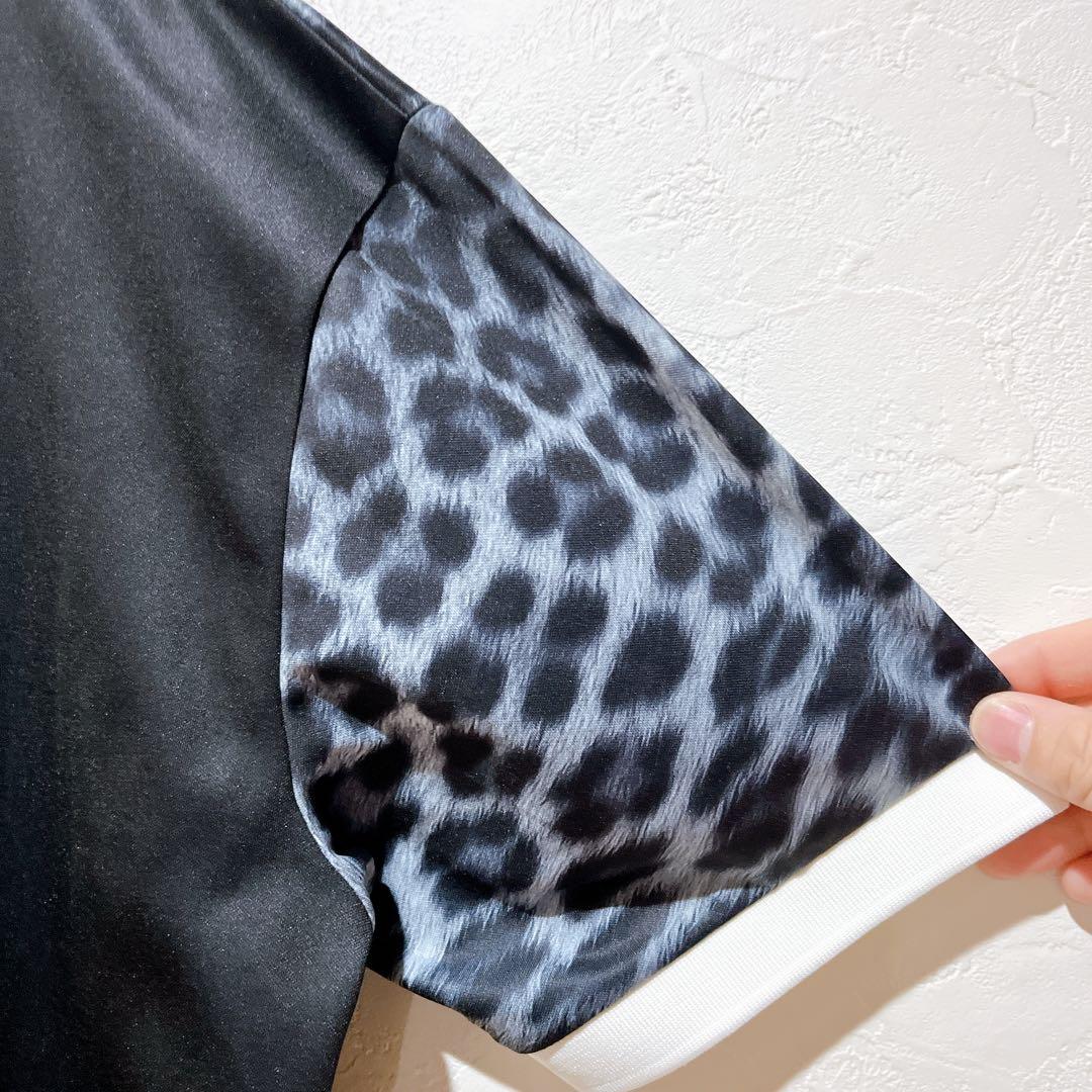 【極美品】ヴィトゥエルヴ ゴルフウェア 半袖 ポロシャツ レオパード XLサイズ