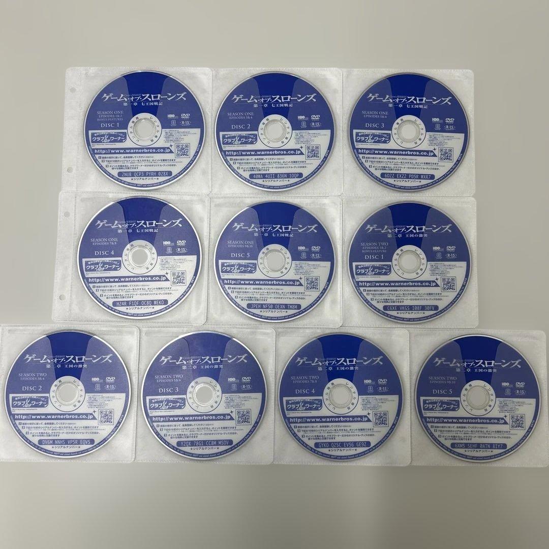 ゲームオブスローンズ　DVD 全40巻　全巻セット　レンタル落ち