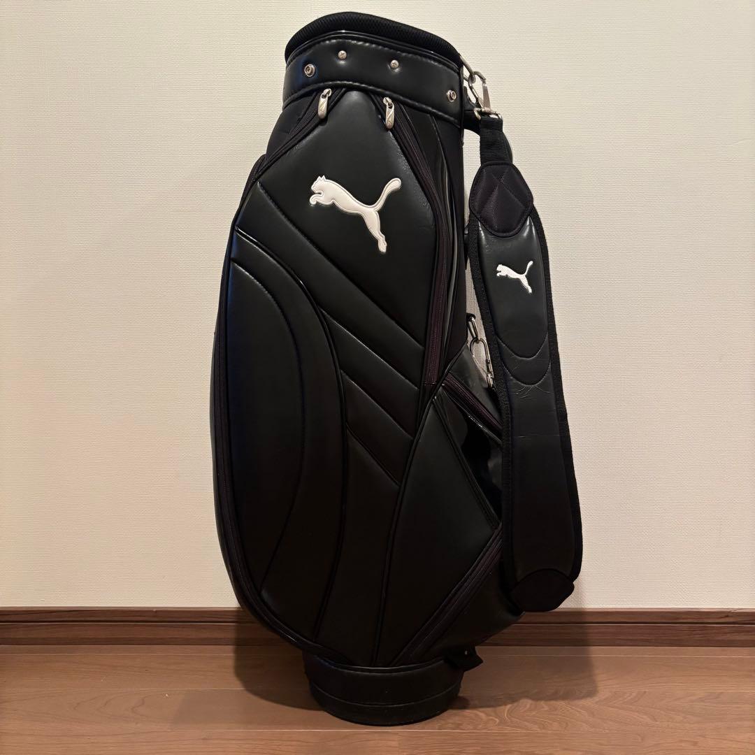 プーマ キャディバッグ 9型 47インチ対応 5分割 ブラック