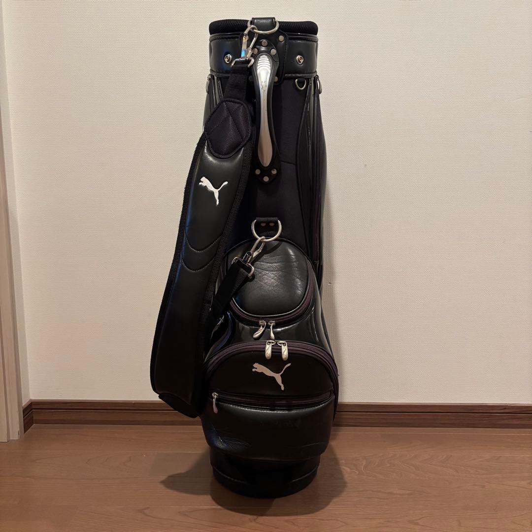 プーマ キャディバッグ 9型 47インチ対応 5分割 ブラック