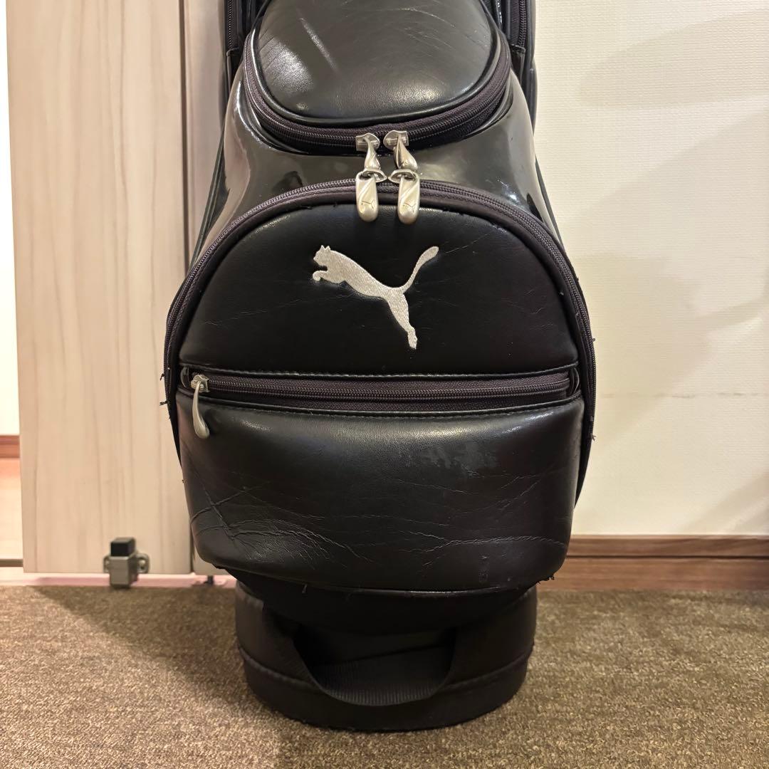 プーマ キャディバッグ 9型 47インチ対応 5分割 ブラック