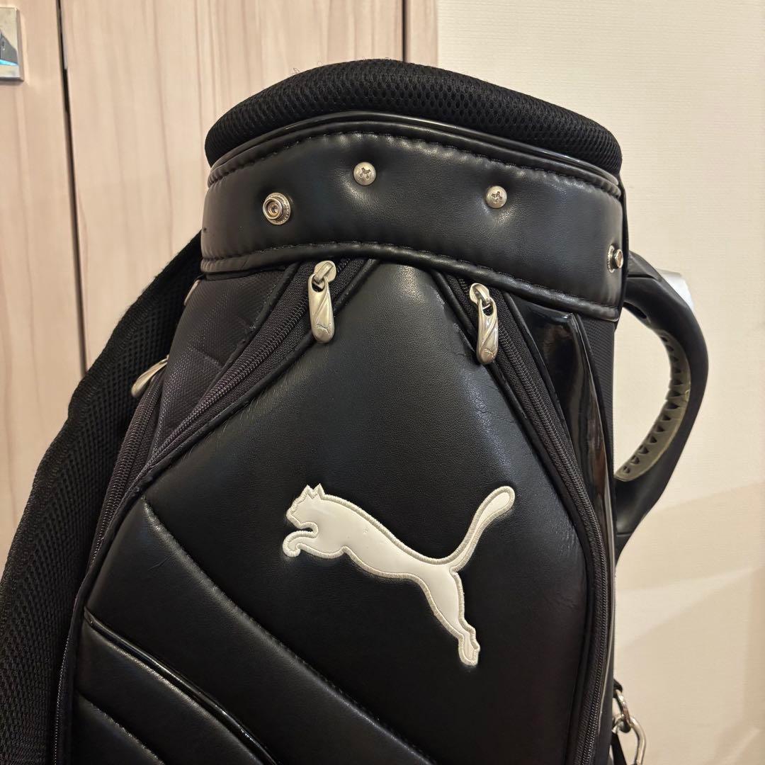 プーマ キャディバッグ 9型 47インチ対応 5分割 ブラック