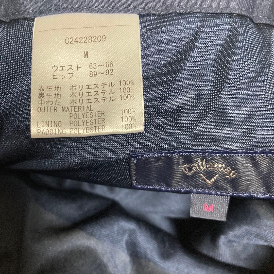 新品　Callaway スターストレッチ 中綿スカート　Ｍ　ネイビー