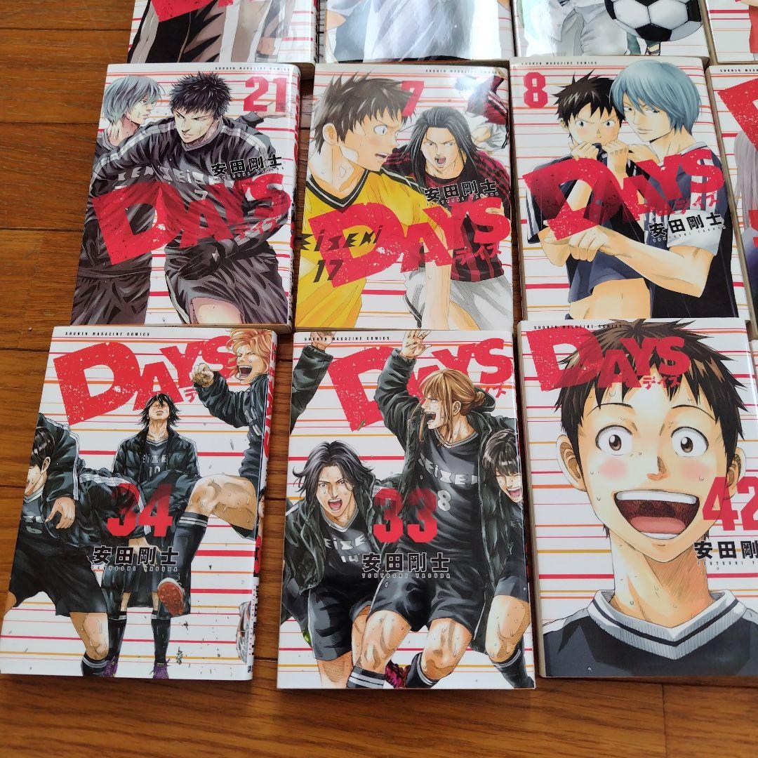 Days 19〜42セット　 安田剛士さん　サッカー漫画　けっこう綺麗です