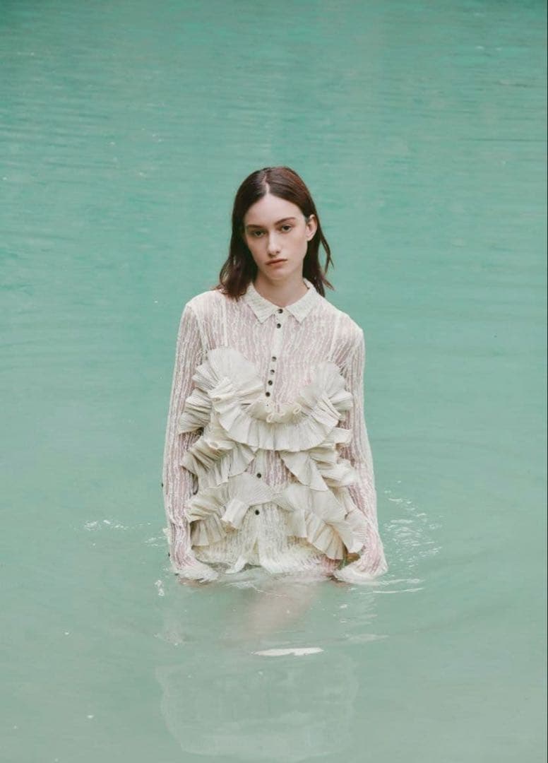 トップス Eaphi FEELING FRILLS BUSTIER