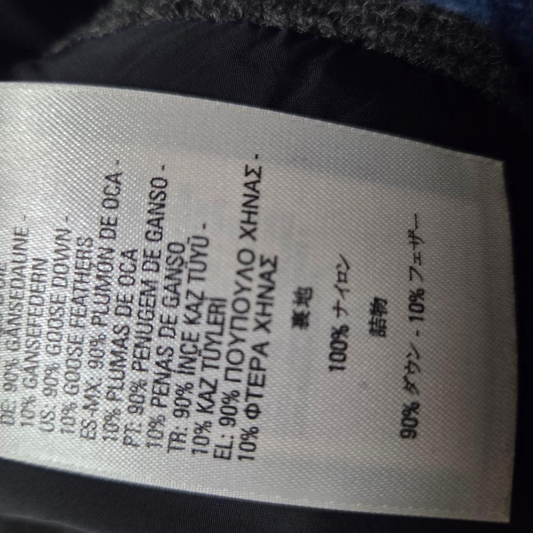 極美品　定価49800　DIESEL　ダウンベスト黒/グレー LLサイズ