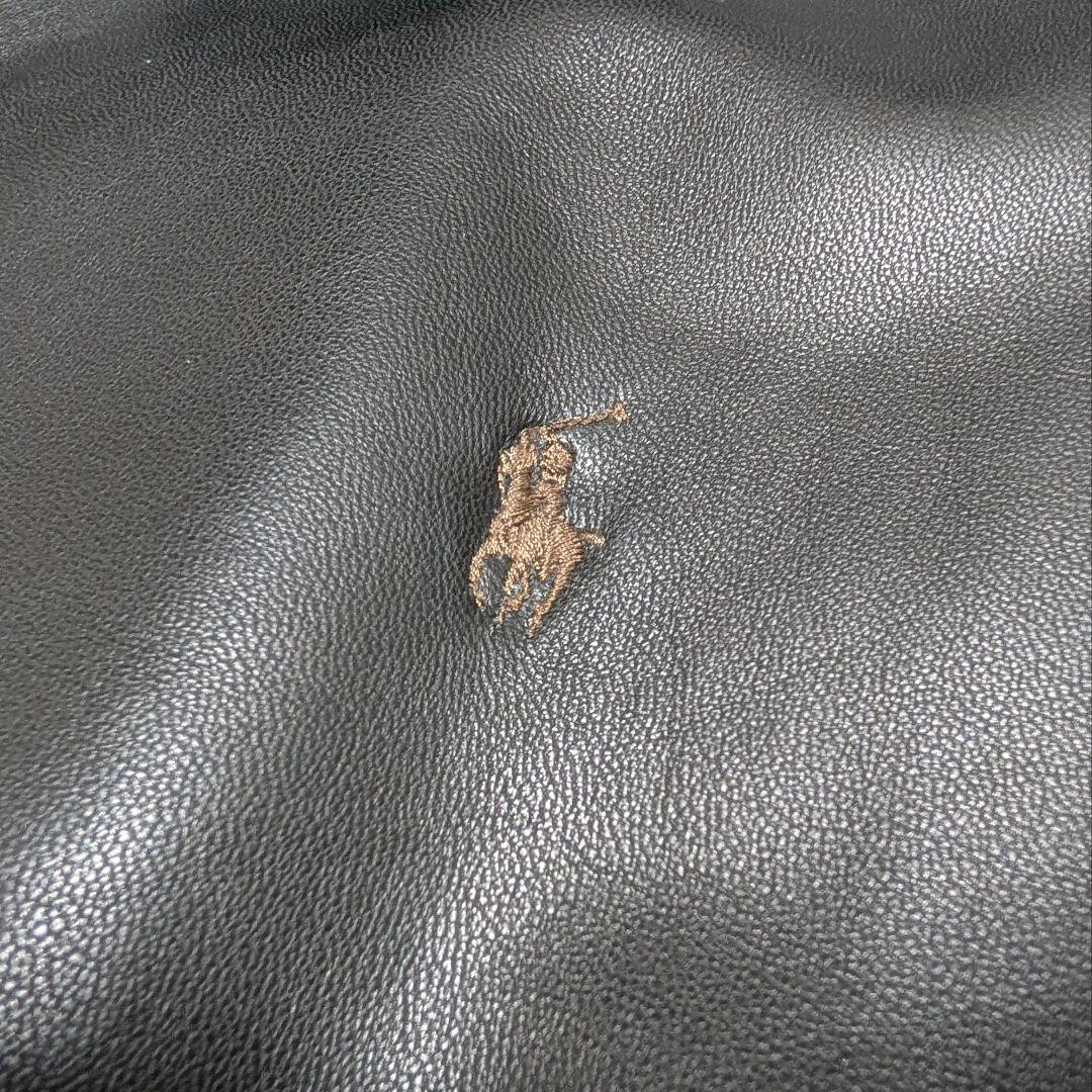 POLO by Ralph Lauren レザージャケット 羊革 黒 XL