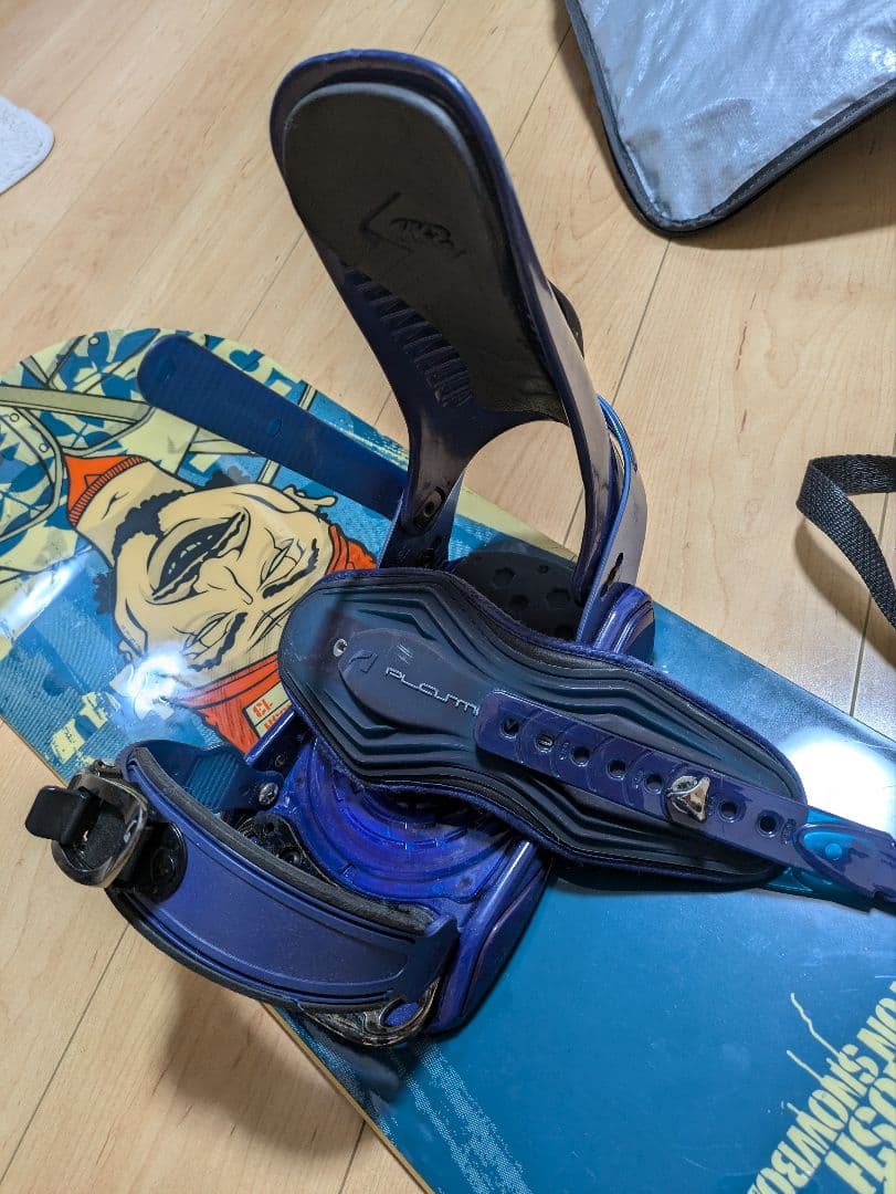 BURTON バートン　スノーボード 55 　 バインディング付　レア物