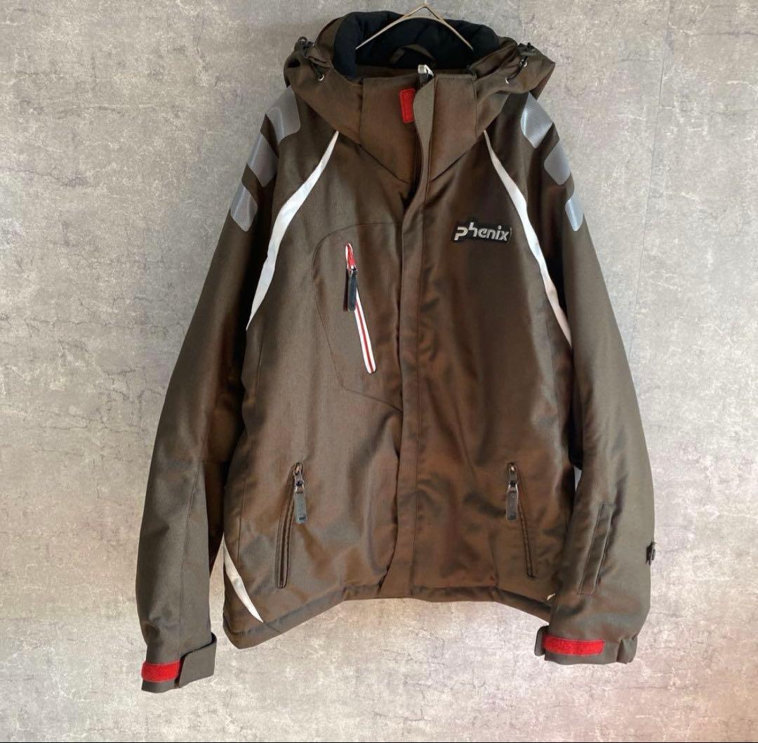 phenix フード付きスキーウェア ブラウン