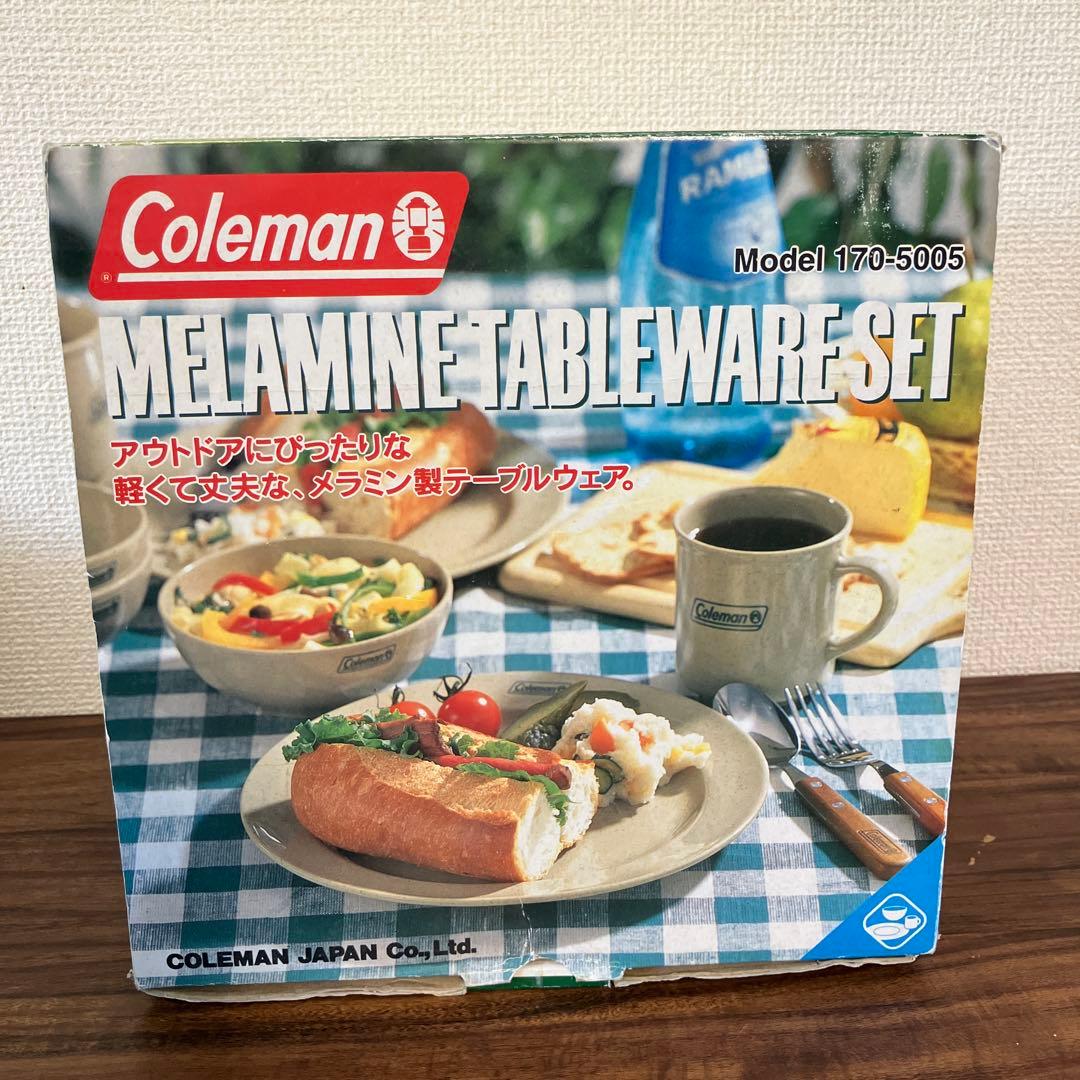 Coleman メラミンテーブルウェアセット　カトラリーセット　コールマン