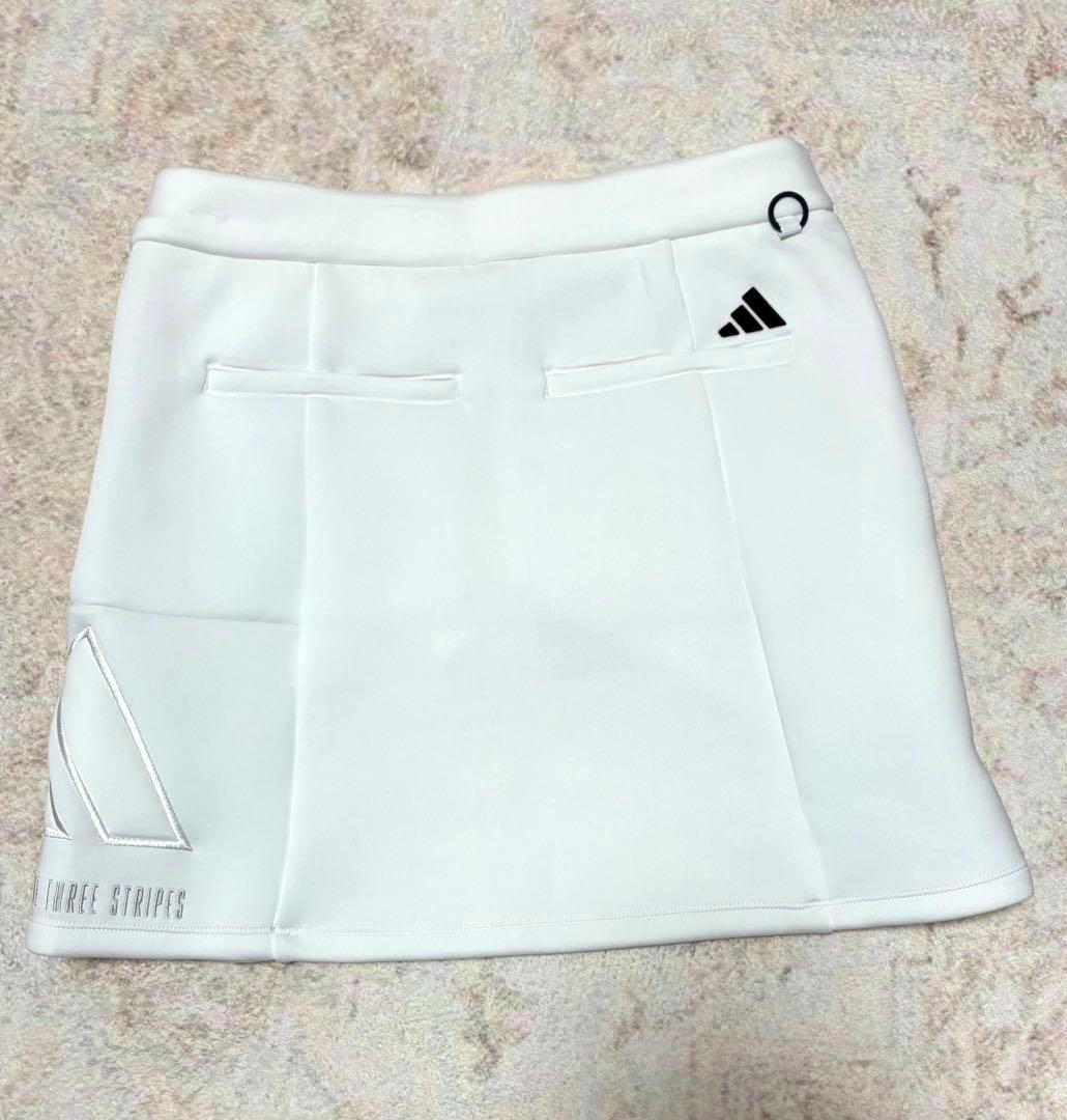 【即日発送✨M】新品　アディダス ビッグロゴ ダンボールニット　セットアップ　白