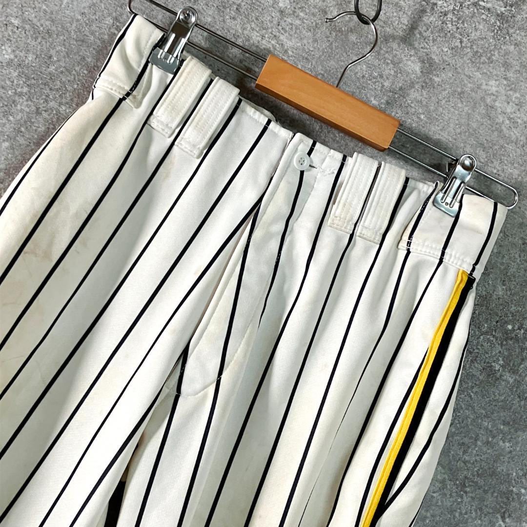 MIZUNO　野球ウェア　セットアップ　横浜隼人　ホワイト　ストライプ　プリント