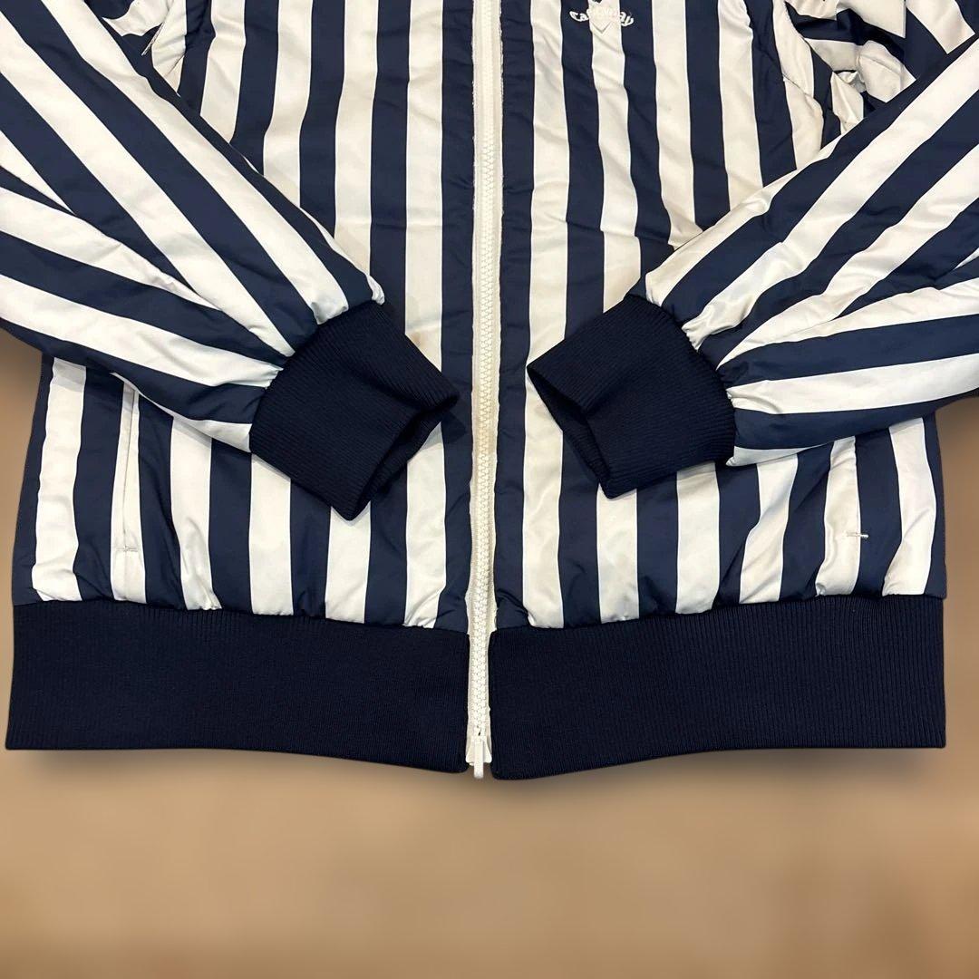 Callaway ネイビー /紺白リバーシブルダウンジャケットベスト袖着脱L