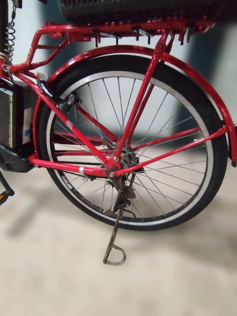 ブリヂストン　ステップクルーズ　B400バッテリー　赤色　前後カゴ新品