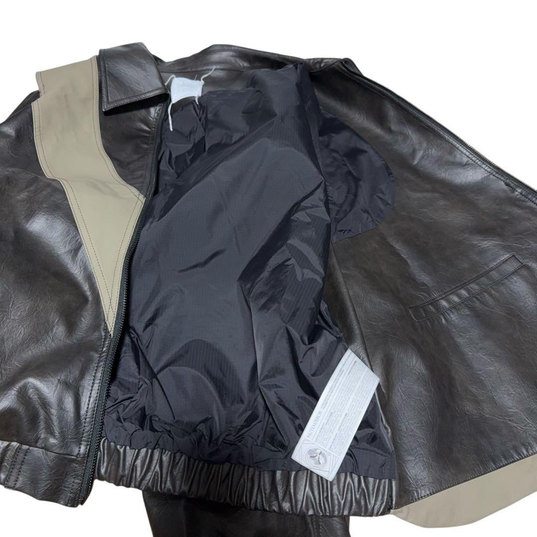 NUTEMPEROR フェイクレザージャケット ブルゾン ナットエンペラー/3