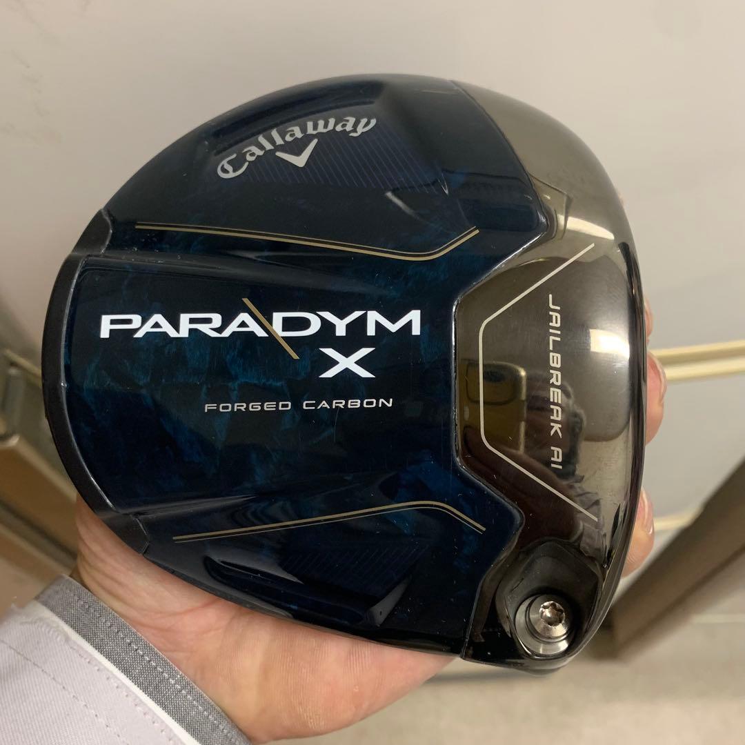 キャロウェイ パラダイムX 9.0度 ドライバー ヘッド ヘッドカバー付き