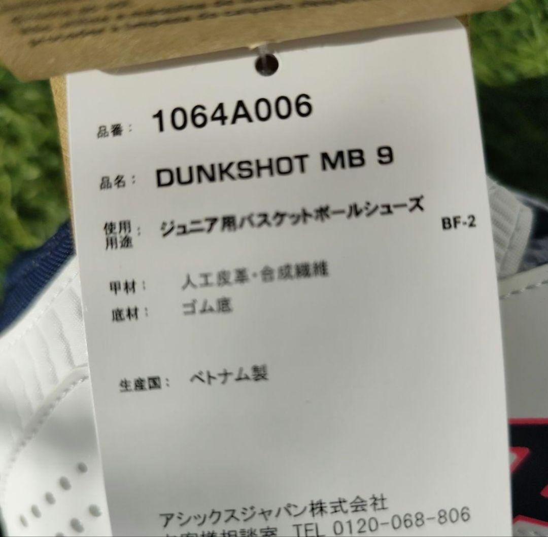 asics ジュニアバスケットシューズ25.0cm