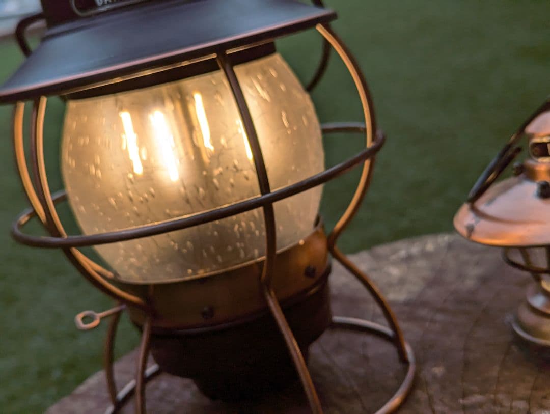 BAREBONES レトロLEDランタン 大小セット