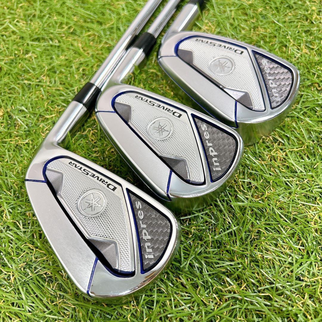 ヤマハ　インプレス　ドライブスター　ゴルフ　アイアン メンズ　初心者　5本