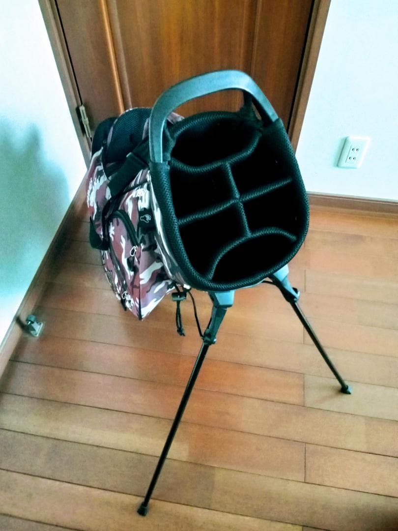 ★PYKES PEAK★スタンド式キャディバッグ★迷彩柄★美品★