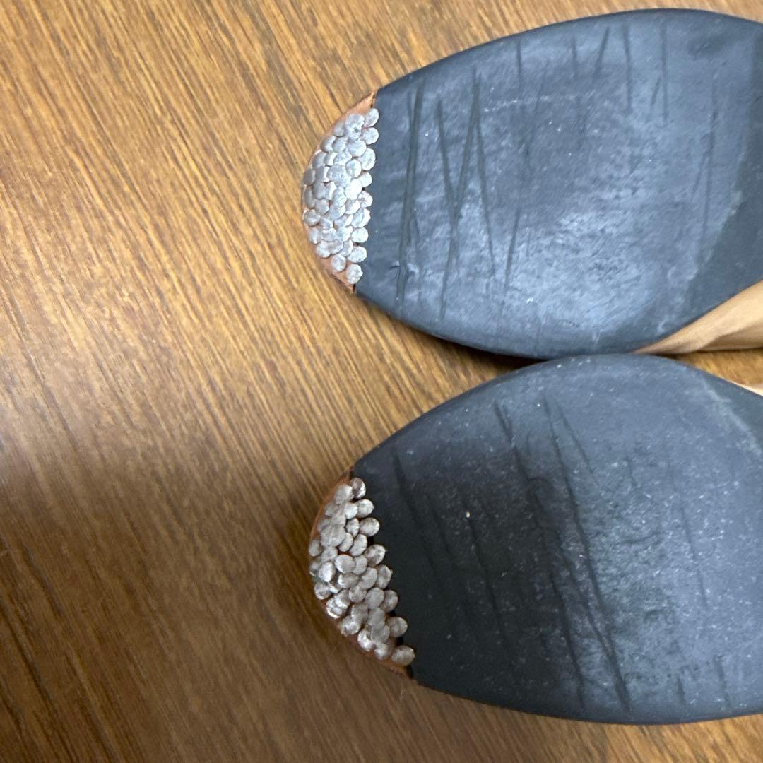 フラメンコシューズ　Maty ベージュ　幅広