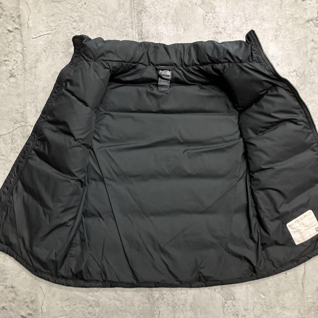 美品　US ザノースフェイス　550フィル　ヌプシ　ダウンベスト　ボーイズL