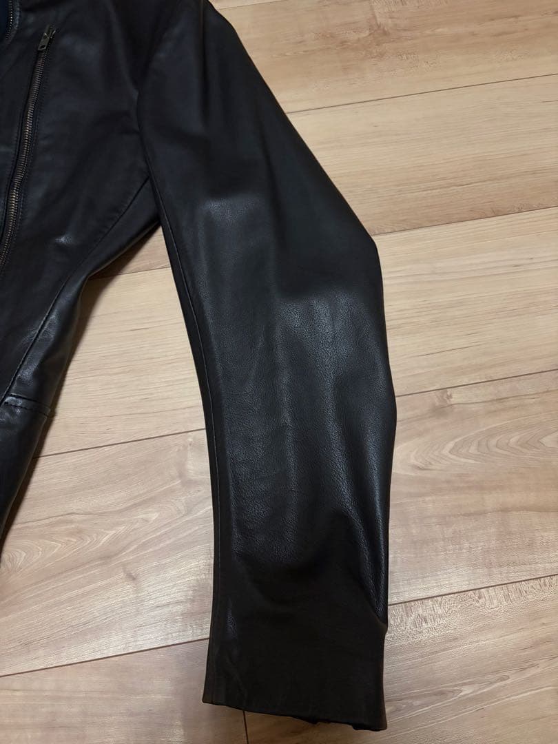 た*ち様 初期 09ss Margiela ハの字 ライダース ジャケット 黒