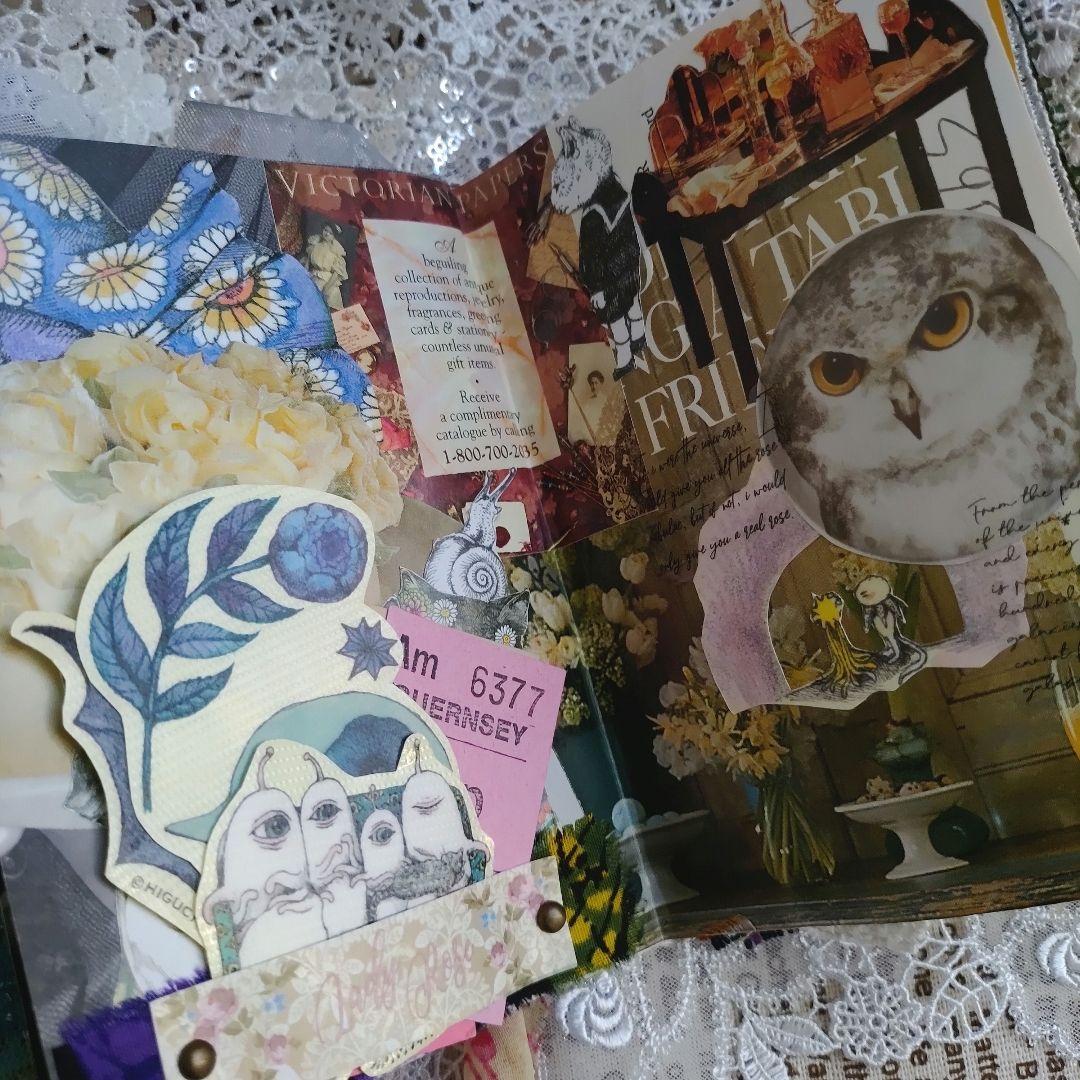 ジャンクジャーナル 雑記帳 フレークシール20枚 おすそ分け