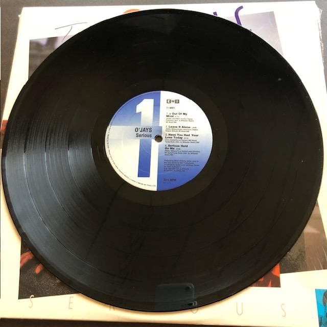 【US盤LP】オージェイズ / シリアス E1-90921 e101y117