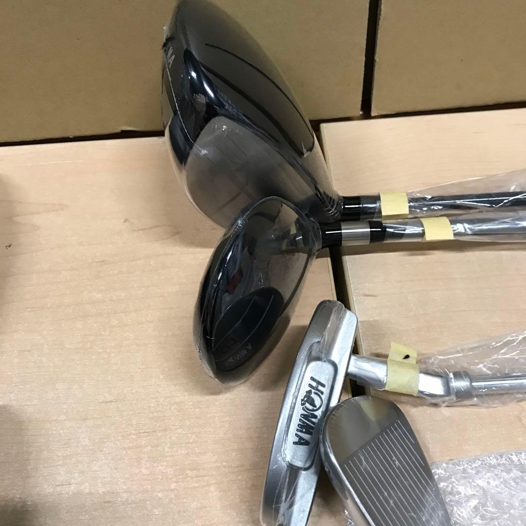 本間ゴルフ　キャディバッグ　クラブ10本セット　D1 (S)セット