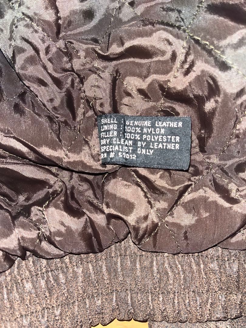 【希少】guess leather レザージャケット ヴィンテージ ワッペン