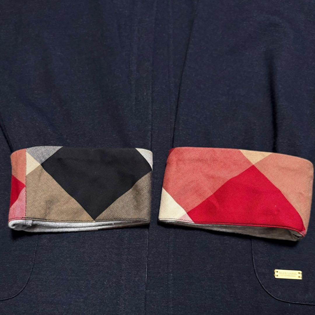 ブルーレーベル クレストブリッジ フード付き ロングカーディガン コーディガン