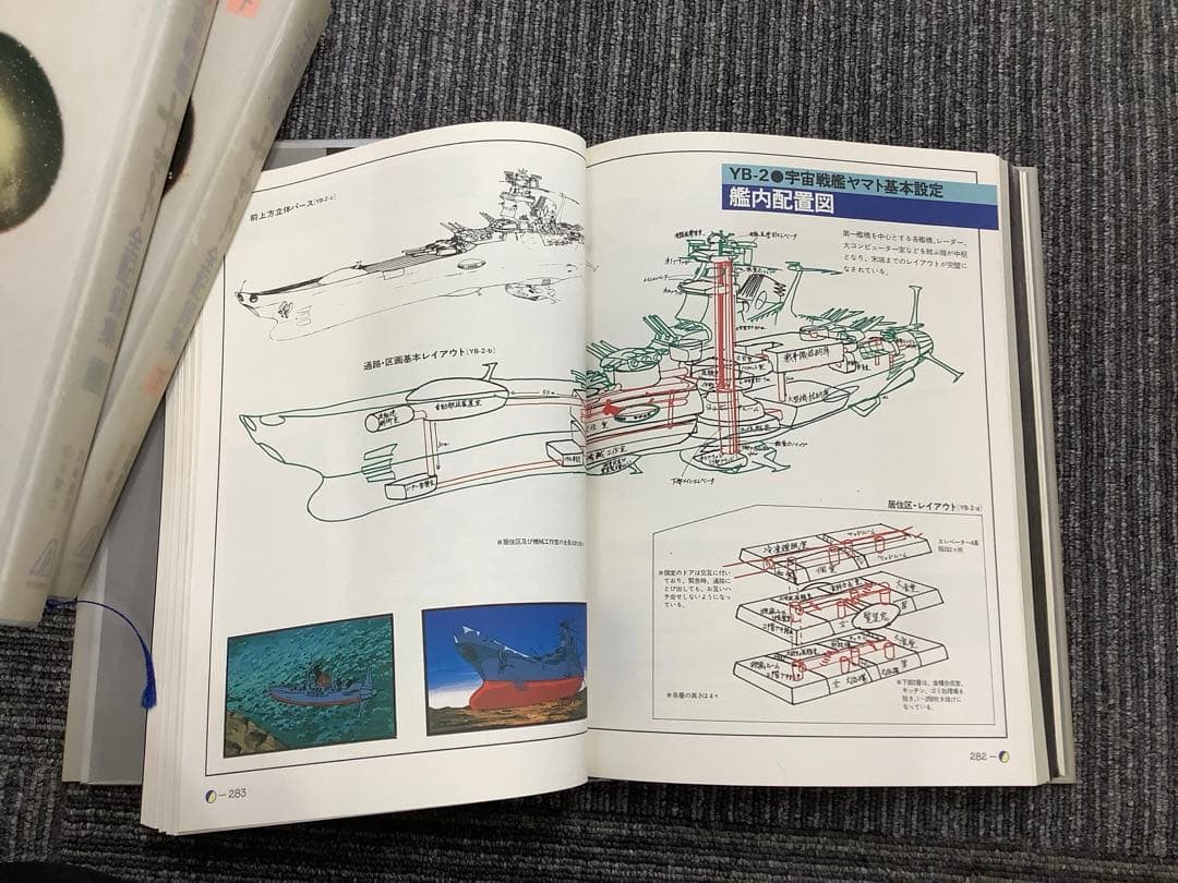 松本零士サイン入り 宇宙戦艦ヤマト全記録集 上中下巻