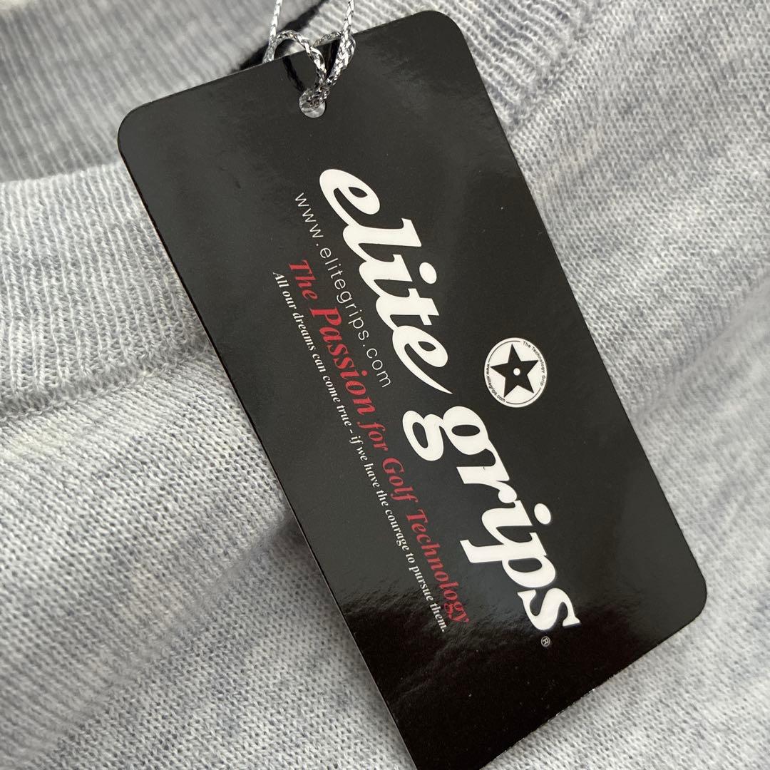 【新品】エリートグリップ elite grips ゴルフメンズセーターM グレー