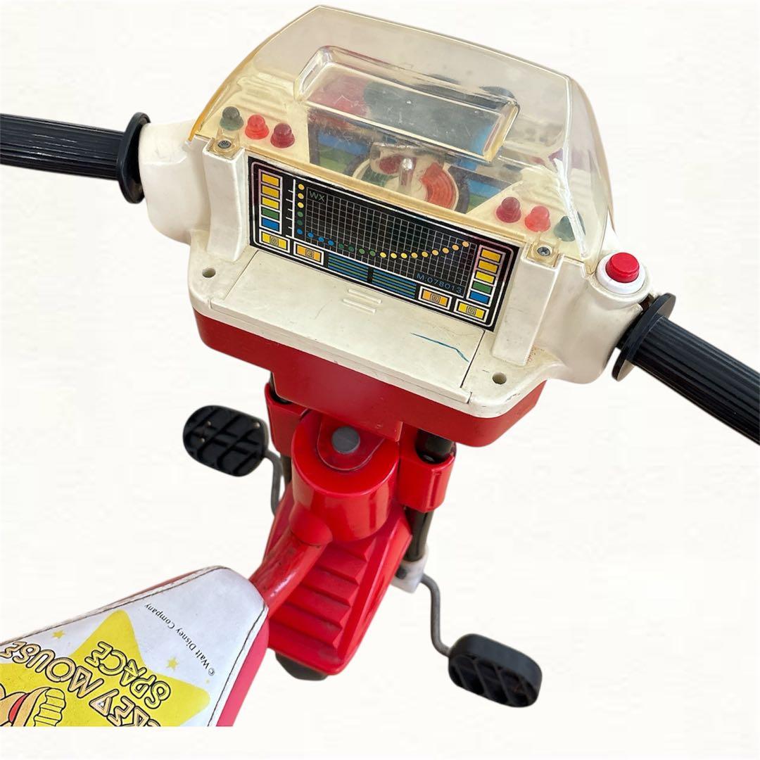 【来月に処分予定】Disney ディズニー　昭和平成レトロ音楽が鳴る子供用三輪車