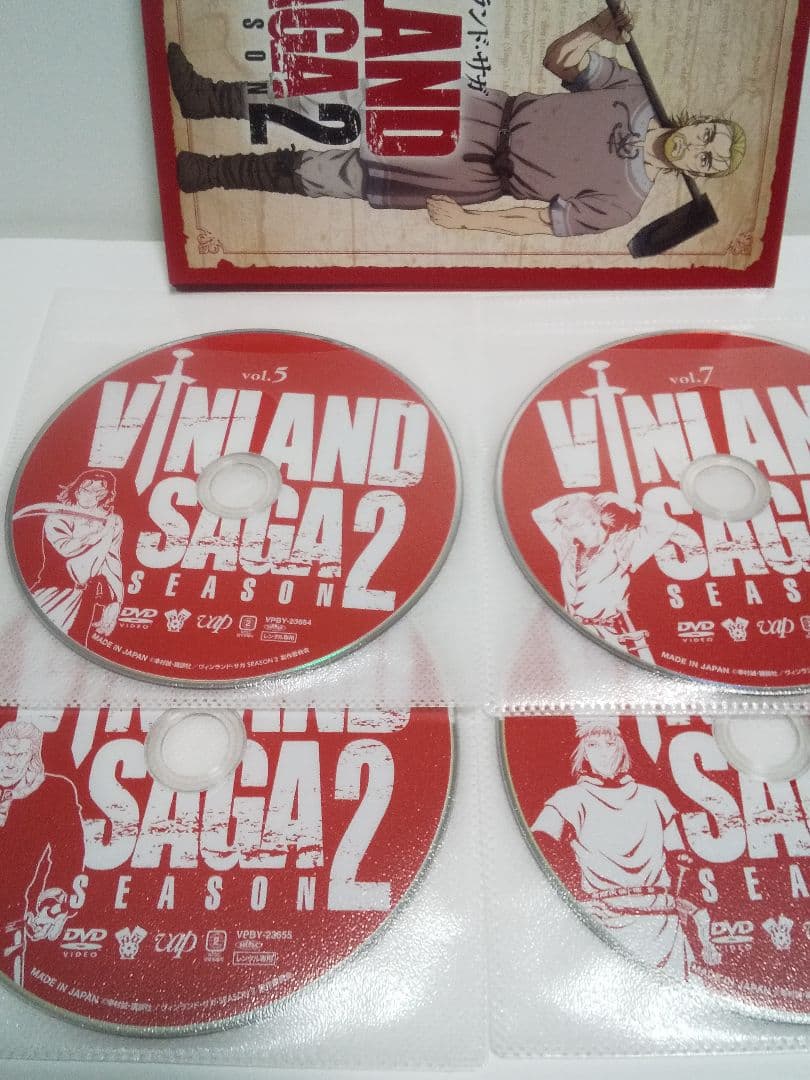 【レンタル落ち】アニメDVD ヴィンランドサガ １期２期 全巻セット【キズあり】