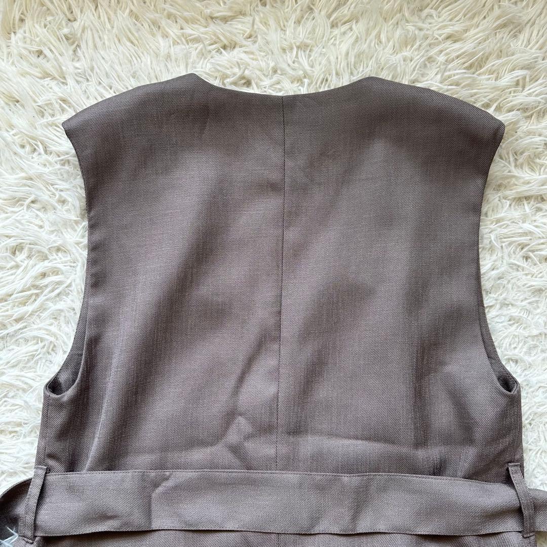 美品✨STRATA エストラータ　ノーカラージレ　ベルト付き　小さいサイズ　小柄