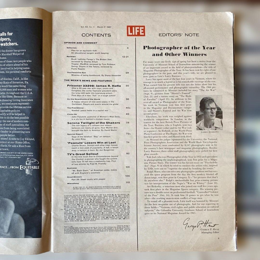 洋書 LIFE Magazine March 17, 1967