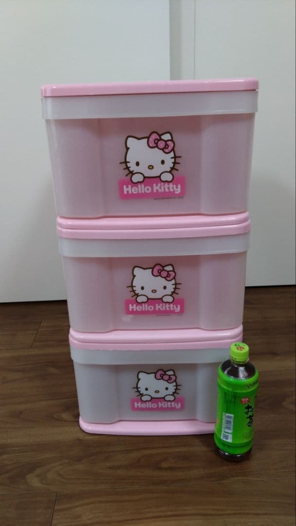 Hello Kitty キッズボックス K-MS 3個セット　3段チェスト